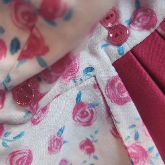 DIOR girls Floral Baby Beach Hat Size 1T 100% Cotton - Picture 5 of 9